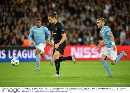 Zlatan Ibrahimovic (psg) FOOTBALL : Paris St Germain vs Malmö FF - UEFA Champions League 2015 2016 - 15 09 2015 AnthonyBIBARD FEP Panoramic 