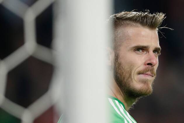David de Gea of Manchester United ManU during the UEFA Champions League group B match between PSV Eindhoven and Manchester United on September 15, 2015 at the Philips stadium in Eindhoven, The Netherlands. PSV Eindhoven v Manchester United UEFA Champions League 2015 2016 xVIxLaurensxLindhoutxIVx 4330653