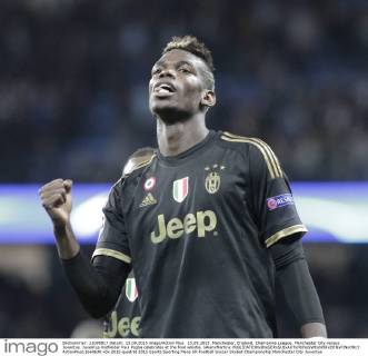 15.09.2015. Manchester, England. Champions League. Manchester City versus Juventus. Juventus midfielder Paul Pogba celebrates at the final whistle. xAlanxMartinx  ActionPlus11660638