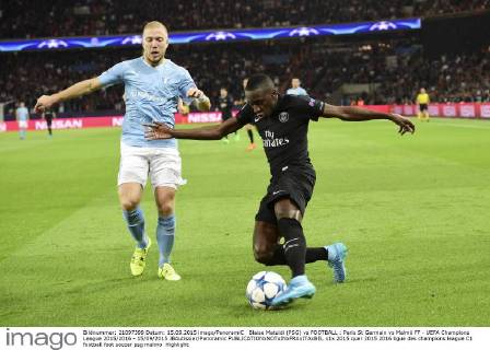 Blaise Matuidi (PSG) vs FOOTBALL : Paris St Germain vs Malmö FF - UEFA Champions League 2015 2016 - 15 09 2015 JBAutissier Panoramic 