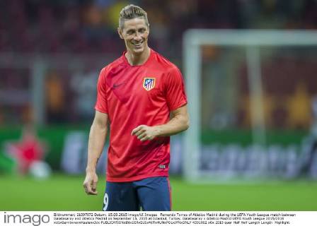 Fernando Torres of Atletico Madrid during the UEFA Youth League match between Galatasaray and Atletico Madrid on September 15, 2015 at Istanbul, Turkey. Galatasaray v Atletico Madrid UEFA Youth League 2015 2016 xVIxGerritxvanxKeulenxIVx 4331802
