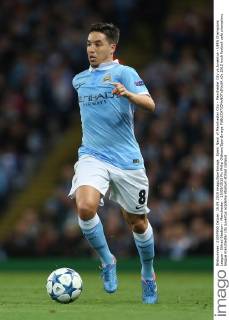 Samir Nasri of Manchester City - Manchester City vs Juventus - UEFA Champions League - Etihad Stadium - Manchester - 15 09 2015 Pic Philip Oldham SportImage EDITORIAL USE ONLY. No use with unauthorised audio, video, data, fixture lists, club league logos or live services. Online in-match use limited to 120 images, no video emulation. No use in betting, games or single club league player publications.