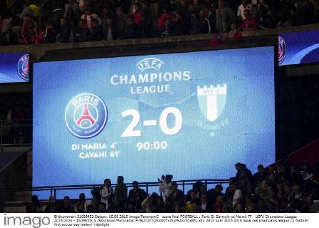 score final FOOTBALL : Paris St Germain vs Malmö FF - UEFA Champions League 2015 2016 - 15 09 2015 JBAutissier Panoramic 
