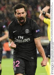 joie de Ezequiel Lavezzi (PSG) FOOTBALL : Paris St Germain vs Malmö FF - UEFA Champions League 2015 2016 - 15 09 2015 JBAutissier Panoramic 