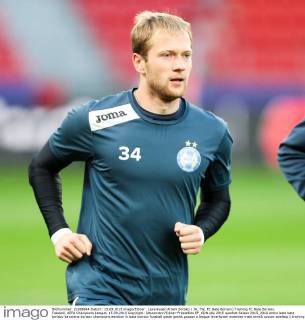 Leverkusen Artem Soroko ( 34, TW, FC Bate Borisov) Training FC Bate Borisov, Fussball, UEFA Champions League, 15.09.2015 Copyright: Deutzmann Eibner-Pressefoto EP_CDN