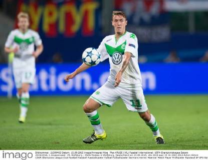 Max KRUSE (VfL) Fussball international: UEFA Championsleague Saison 2015 2016, 1.Gruppenspiel: VfL Wolfsburg - ZSKA Moskau in Wolfsburg, Deutschland am 15.09.2015,
