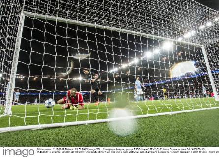 Champions League, group A PSG-Malmö FF (2-0) Edinson Cavani scores 2-0 2015-09-15  xORRExPONTUSx AB87417777