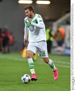 15.09.2015, Fussball, Saison 2015 2016, Champions League, 2015 16, Vorrunde, VfL Wolfsburg - ZSKA Moskau 1:0, Nicklas Bendtner (VfL Wolfsburg)