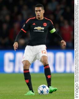 Chris Smalling of Manchester United ManU during the UEFA Champions League group B match between PSV Eindhoven and Manchester United on September 15, 2015 at the Philips stadium in Eindhoven, The Netherlands. PSV Eindhoven v Manchester United UEFA Champions League 2015 2016 xVIxLaurensxLindhoutxIVx 4334286