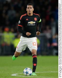 Chris Smalling of Manchester United ManU during the UEFA Champions League group B match between PSV Eindhoven and Manchester United on September 15, 2015 at the Philips stadium in Eindhoven, The Netherlands. PSV Eindhoven v Manchester United UEFA Champions League 2015 2016 xVIxLaurensxLindhoutxIVx 4334304