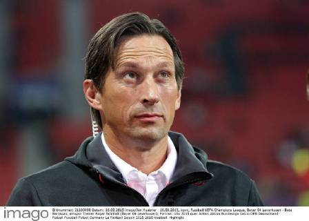 16.09.2015, xovx, Fussball UEFA Champions League, Bayer 04 Leverkusen - Bate Baryssau, emspor Trainer Roger Schmidt (Bayer 04 Leverkusen), Portrait.