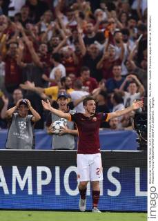 Rom, Italien - Fussball, Champions League, AS Rom vs. FC Barcelona: Alessandro Florenzi