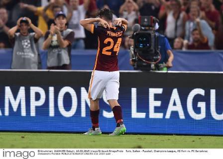 Rom, Italien - Fussball, Champions League, AS Rom vs. FC Barcelona: Alessandro Florenzi