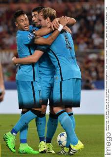 Rom, Italien - Fussball, Champions League, AS Rom vs. FC Barcelona: Luis Suarez