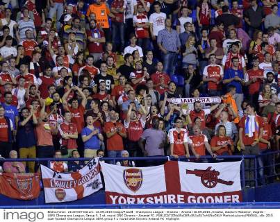 Champions League - Dinamo - Arsenal 16.09.2015.,Croatia, stadium Maksimir, Zagreb - UEFA Champions League, Group F, 1 st. round GNK Dinamo - Arsenal FC.  MarkoxLukunic PIXSELL