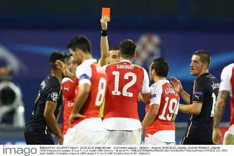 Champions League - Dinamo - Arsenal 16.09.2015.,Croatia, stadium Maksimir, Zagreb - UEFA Champions League, Group F, 1 st. roudn GNK Dinamo - Arsenal FC.  SlavkoxMidzor PIXSELL