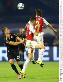 Champions League - Dinamo - Arsenal 16.09.2015.,Croatia, stadium Maksimir, Zagreb - UEFA Champions League, Group F, 1 st. roudn GNK Dinamo - Arsenal FC.Marko Pjaca.  SlavkoxMidzor PIXSELL