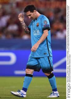 Lionel Messi Barcelona Roma 16-09-2015 Stadio Olimpico Football Calcio Champions League 2015 2016 Group Stage - Group, AS Roma vs. FC Barcelona andreaxstaccioli