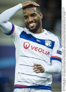 - GENT, BELGIUM: Lyon s Alexandre Lacazette pictured during the first game in the group stage of the Uefa Champions League competition, in group H, between Belgian first league soccer team KAA Gent and Olympique Lyon, in Gent, Wednesday 16 September 2015. JASPERxJACOBS x04701595x
