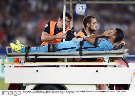 Rom, Italien - Fussball, Champions League, AS Rom vs. FC Barcelona: Rafinha 