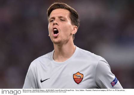 Rom, Italien - Fussball, Champions League, AS Rom vs. FC Barcelona: Wojciech Szczesny