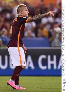 Radja Nainggolan Roma Roma 16-09-2015 Stadio Olimpico Football Calcio Champions League 2015 2016 Group Stage - Group, AS Roma vs. FC Barcelona andreaxstaccioli