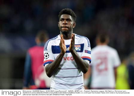 SAMUEL UMTITI (ol) - Fussball, Champions League, KAA Gent vs. Olympique Lyon - 16 09 2015 AnthonyBIBARD FEP Panoramic 