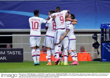 EQUIPE DE FOOTBALL DE LYON Fussball, Champions League, KAA Gent vs. Olympique Lyon - 16 09 2015 AnthonyBIBARD FEP Panoramic 