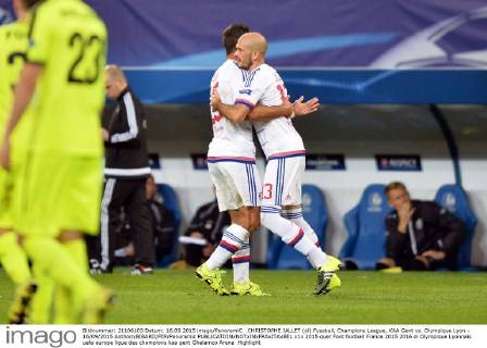CHRISTOPHE JALLET (ol) Fussball, Champions League, KAA Gent vs. Olympique Lyon - 16 09 2015 AnthonyBIBARD FEP Panoramic 