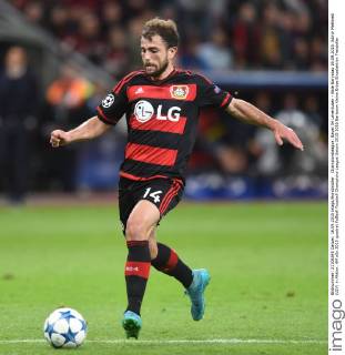 Championsleague: Bayer 04 Leverkusen - Bate Baryssau 16.09.2015. Admir Mehmedi (LEV) in Aktion. HM