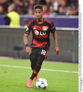 Championsleague: Bayer 04 Leverkusen - Bate Baryssau 16.09.2015. Wendell (LEV) in Aktion. HM