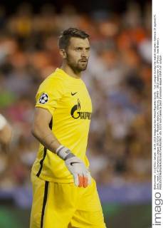 Yuri Lodygin during the match between Valencia CF against FC Zenit, week 1 of Champions League 2015 16 in Mestalla stadium, Valencia, SPAIN - 2015 september 16. (Photo: Jose Breton).