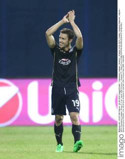 Champions League - Dinamo - Arsenal 16.09.2015.,Croatia, stadium Maksimir, Zagreb - UEFA Champions League, Group F, 1 st. round GNK Dinamo - Arsenal FC. Josip Pivaric  SanjinxStrukic PIXSELL