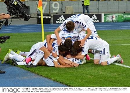 Kiew, 16.09.2015 - UEFA Champions League 2015 2016 - Dynamo Kiew vs FC Porto - Jubel Kiew - Copyright: HusevxOleksandr 423322