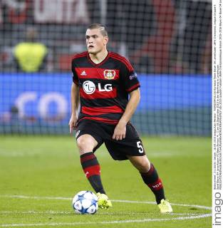 PAPADOPOULOS Kyriakos Team Bayer 04 Leverkusen UEFA Champions League Gruppe E Spiel Bayer 04 Leverkusen-FC Bate Borisov 4 : 1 am 16.September 2015 in der BayArena in Leverkusen 