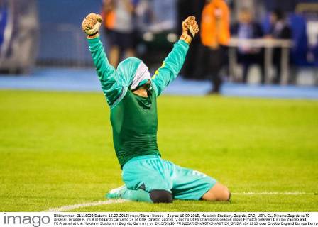 Zagreb 16.09.2015, Maksimir Stadium, Zagreb, CRO, UEFA CL, Dinamo Zagreb vs FC Arsenal, Gruppe F, im Bild Eduardo Carvalho 24 of GNK Dinamo Zagreb during UEFA Champions League group F match between Dinamo Zagreb and FC Arsenal at the Maksimir Stadium in Zagreb, Germany on 2015 09 16.  EX_SPIDA  