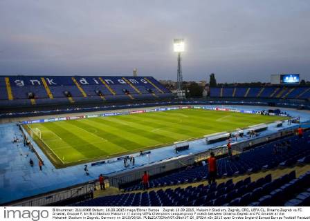 Zagreb 16.09.2015, Maksimir Stadium, Zagreb, CRO, UEFA CL, Dinamo Zagreb vs FC Arsenal, Gruppe F, im Bild Stadium Maksimir during UEFA Champions League group F match between Dinamo Zagreb and FC Arsenal at the Maksimir Stadium in Zagreb, Germany on 2015 09 16.  EX_SPIDA  