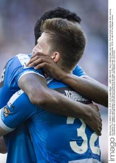 - GENT, BELGIUM: Gent s Renato Neto and Gent s Thomas Foket celebrate after winning the Jupiler Pro League match between KAA Gent and Standard de Liege, in Gent, Sunday 20 September 2015, on day 8 of the Belgian soccer championship. JASPERxJACOBS x04704508x