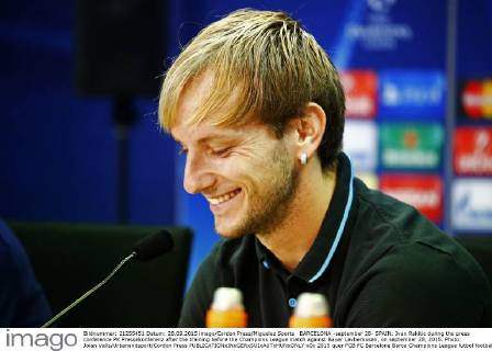 BARCELONA -september 28- SPAIN: Ivan Rakitic during the press conference PK Pressekonferenz after the training before the Champions League match against Bayer Levberkusen, on september 28, 2015. Photo: Joian Valls Urbanandsport Cordon Press 
