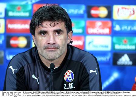 GNK Dinamo press conference PK Pressekonferenz 28.09.2015., Allianz Arena, Muenchen, Germany - GNK Dinamo press conference ahead of the second round of Group F of the Champions League match. Coach Zoran Mamic.  GoranxStanzl PIXSELL