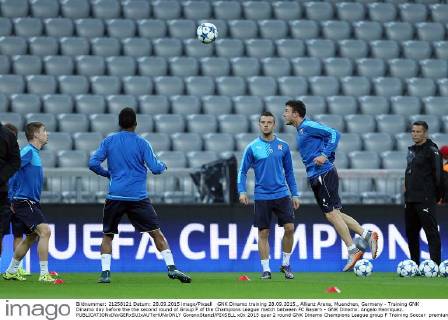 GNK Dinamo training 28.09.2015., Allianz Arena, Muenchen, Germany - Training GNK Dinamo day before the the second round of Group F of the Champions League match between FC Bayern - GNK Dinamo. Angelo Henriquez. GoranxStanzl PIXSELL