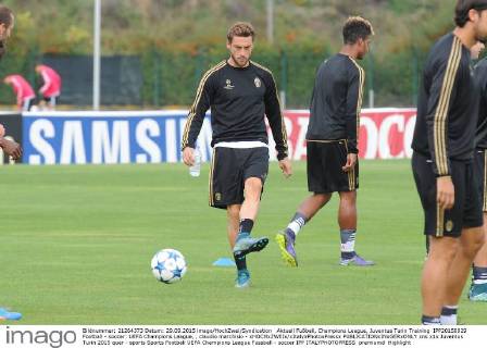 Aktuell Fußball, Champions League, Juventus Turin Training IPP20150929 Football - soccer: UEFA Champions League, , claudio marchisio - xHOCHxZWEIx xItalyxPhotoxPressx 