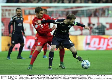 UEFA Champions League, Bayern Munich - GNK Dinamo Zagreb 29.09.2015., Allianz Arena, Munich, Germany - UEFA Champions League, Group F, 2nd round, Bayern Munich - GNK Dinamo Zagreb. Domagoj Antolic. LukaxStanzl PIXSELL