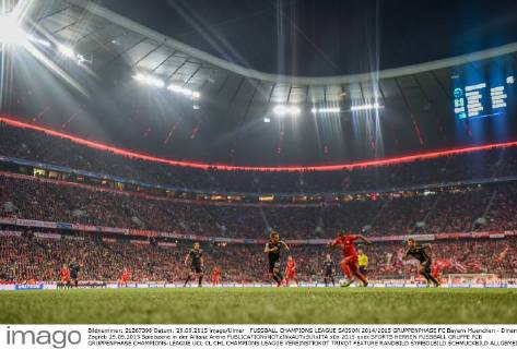 FUSSBALL CHAMPIONS LEAGUE SAISON 2014 2015 GRUPPENPHASE FC Bayern Muenchen - Dinamo Zagreb 29.09.2015 Spielszene in der Allianz Arena 