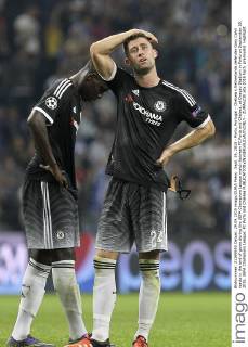 Sept. 29, 2015 - Porto, Portugal - Chelsea s Netherlands defender Gary Cahil reacts in the end of game during the UEFA Champions League match between FC Porto and Chelsea, at Dragao Stadium in Porto on September 29, 2015. UEFA Champions League: FC Porto and Chelsea  - ZUMAn230