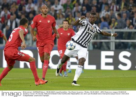 Paul Pogba Juventus - Torino, 30-09-2015 - UEFA Champions League 2015 2016 - Juventus Torino - FC Sevilla. filippoxalfero