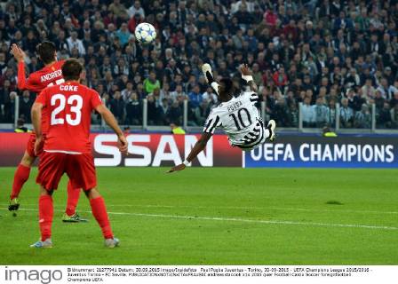 Paul Pogba Juventus - Torino, 30-09-2015 - UEFA Champions League 2015 2016 - Juventus Torino - FC Sevilla. andreaxstaccioli