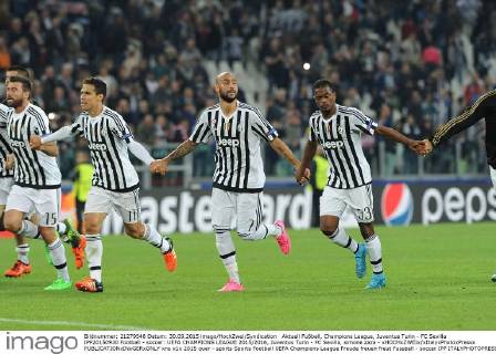 Aktuell Fußball, Champions League, Juventus Turin - FC Sevilla IPP20150930 Football - soccer: UEFA CHAMPIONS LEAGUE 2015 2016, Juventus Turin - FC Sevilla, simone zaza - xHOCHxZWEIx xItalyxPhotoxPressx