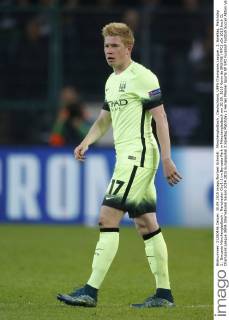 Mönchengladbach , Deutschland, UEFA Champions League , 2. Spieltag, Matchday 2 , Borussia Mönchengladbach : Manchester City1-2 im Borussia Park in Mönchengladbach am 30.09. 2015 Kevin de BRUYNE (MFC)