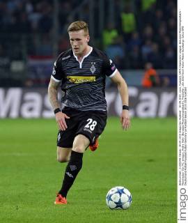 30.09.2015, xovx, Fussball, UEFA Champions League, Borussia Moenchengladbach - Manchester City FC, emspor, Andre Hahn (Borussia Moenchengladbach), Freisteller.